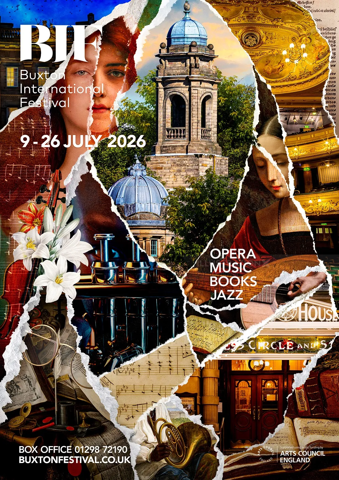 Ilustración de portada para el Festival Internacional de Buxton 2026 por Patrick Boyer