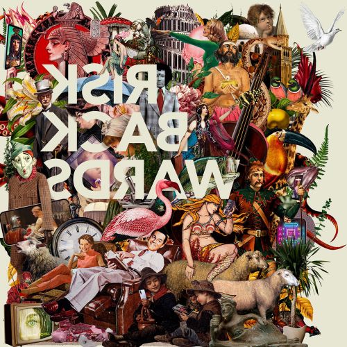 Collage of vintage and modern elements in Risk Backwards by Patrick Boyer