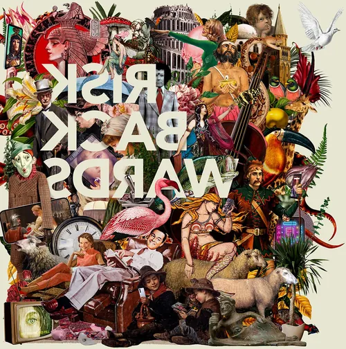 Collage aus Vintage- und modernen Elementen in Risk Backwards von Patrick Boyer