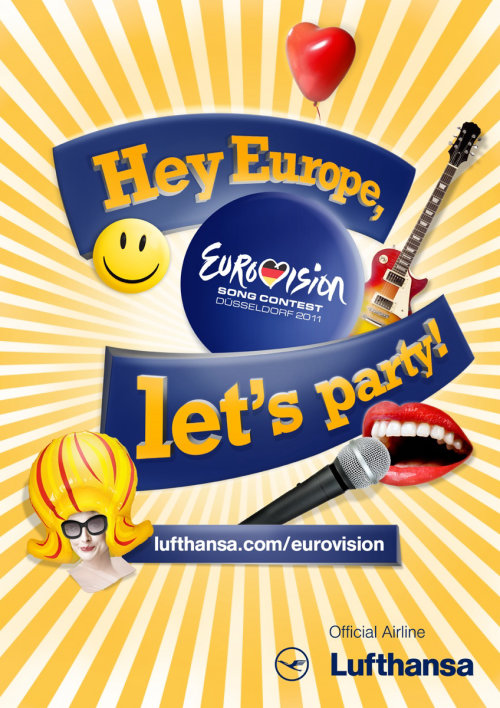EuroVision 2011 - Lufthansa - An illustration by Patrick Boyer