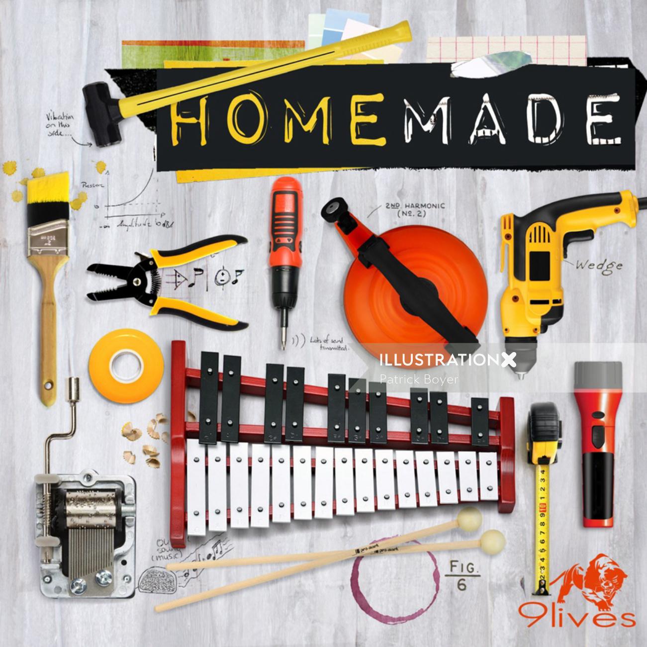 Home Made tools graphic
