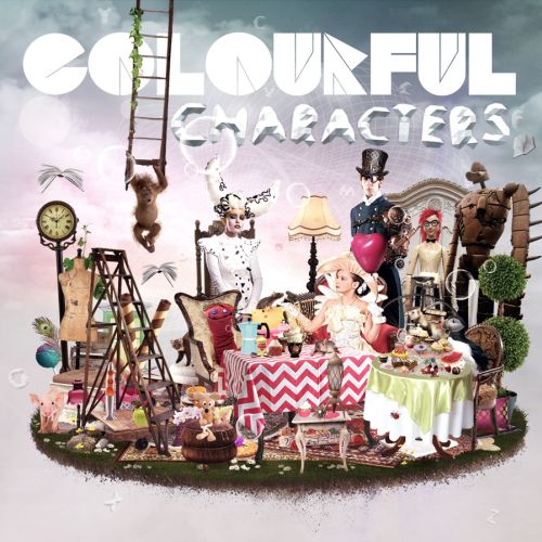 Coloful characters of people
