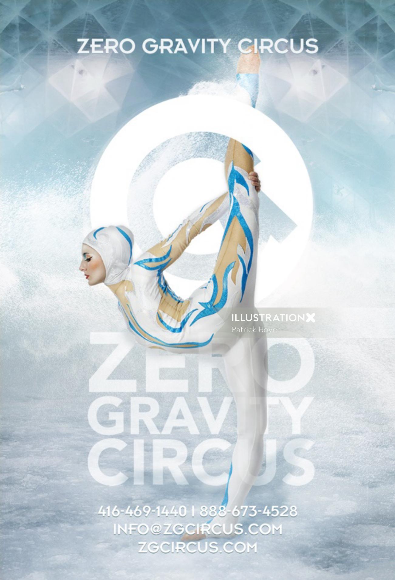 Graphic Zero Gravity Circus