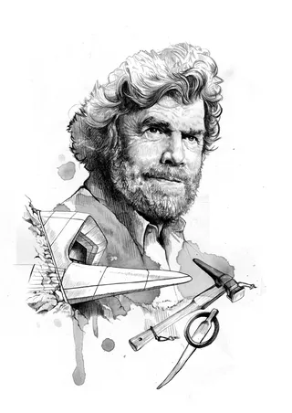 portrait of Reinhold Messner