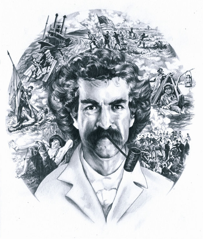People Art of Man with Tobacco Pipe
