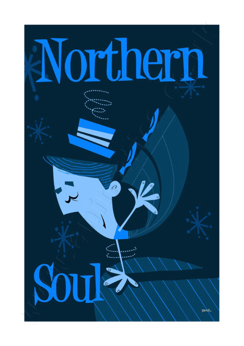 Art mural graphique Northern Soul