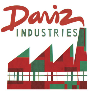 Diseño de logotipo gráfico de industrias Daviz.