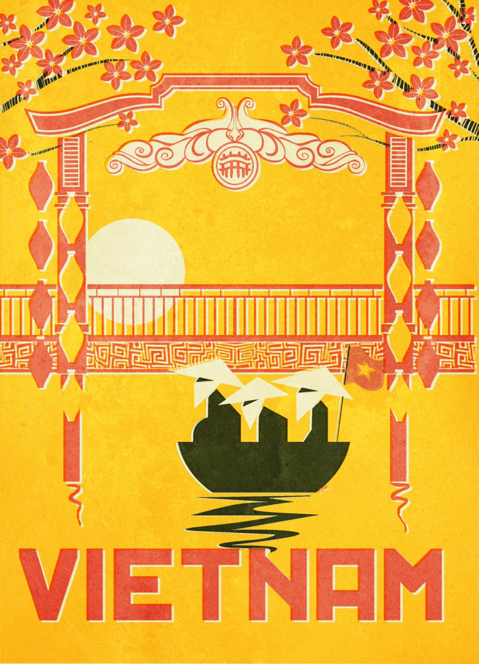 Graphic flyer Vietnam
