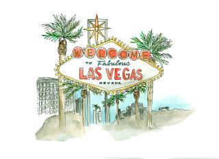 Bienvenido a la fabulosa Las Vegas Nevada