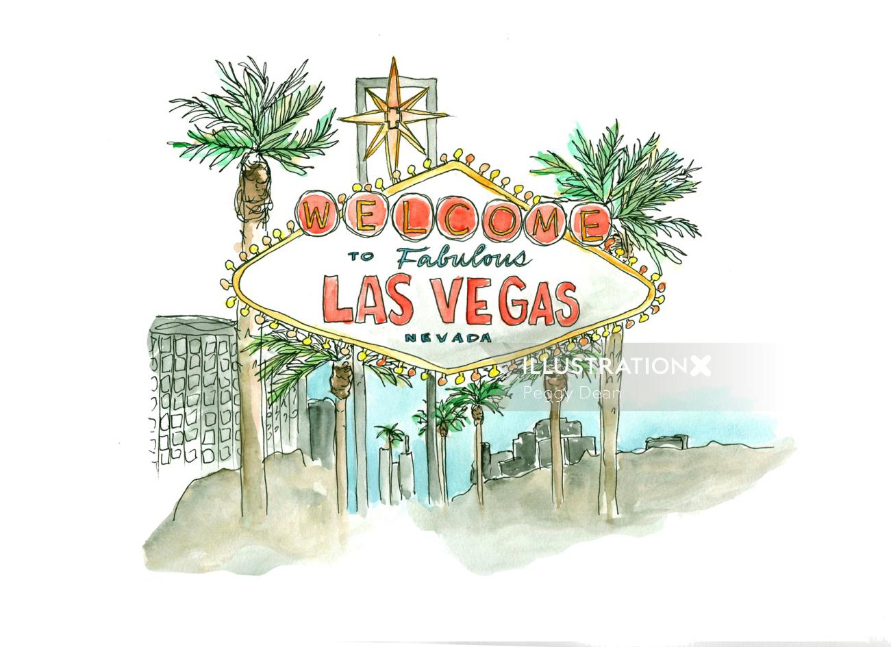 Bienvenido a la fabulosa Las Vegas Nevada
