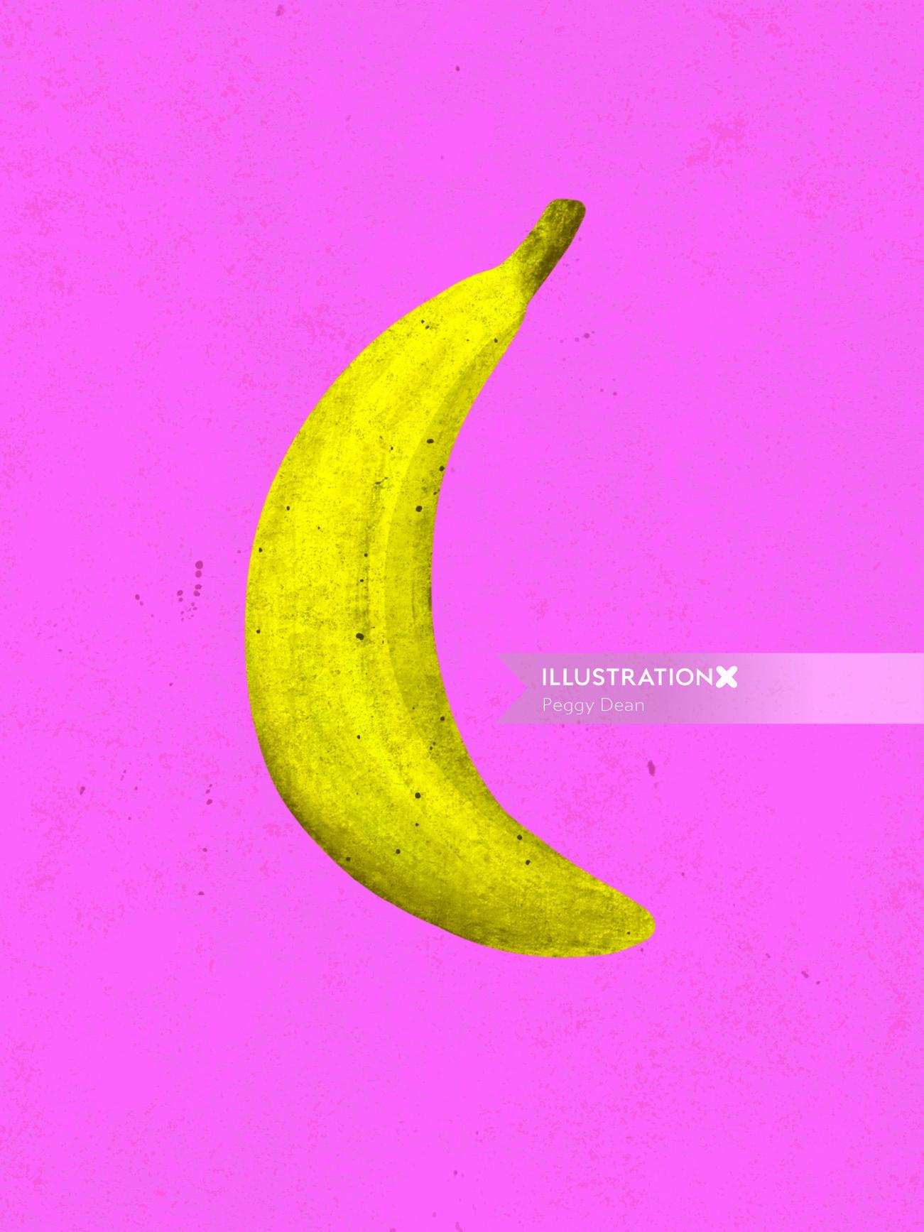 Arte gráfico de plátano