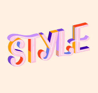 Lettrage personnalisé de « Style »