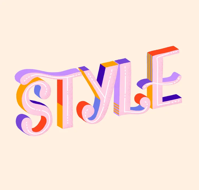 Custom lettering of 'Style'