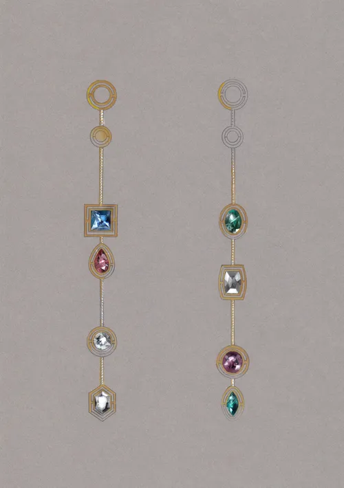 Graphic Jewellery stones