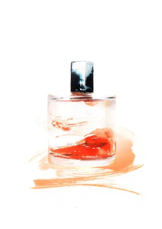 Watercolour perfume bottle