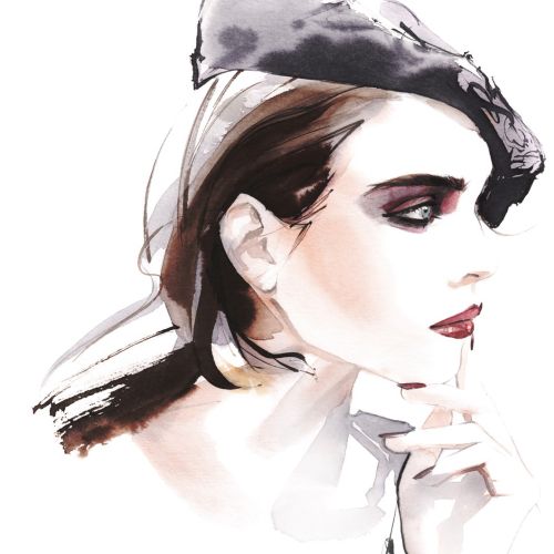 Petra Dufkova International Fashion & Beauty illustrator. Munich