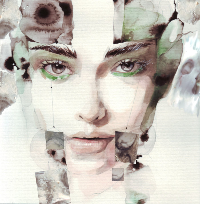 Beauty illustration of woman face

