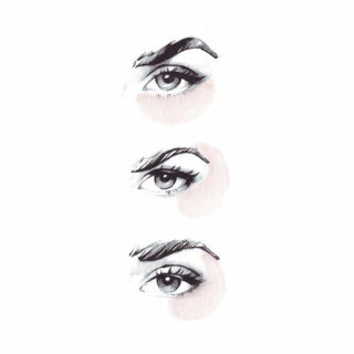 Ilustración de belleza de ojos.
