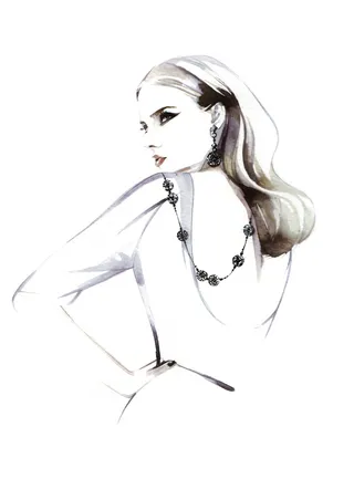 Beauty fashion illustration
