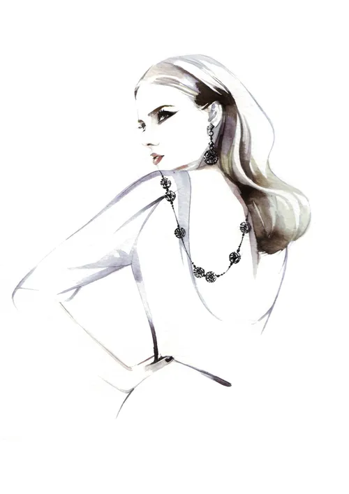 Beauty fashion illustration
