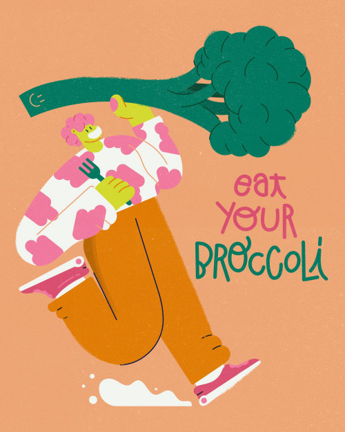 Coma seu brócolis