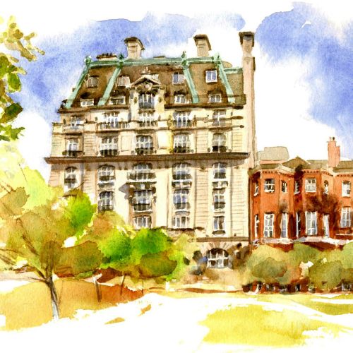 The Ritz illustration by Philip Bannister