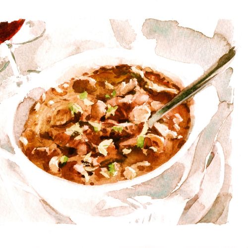 Mountain Goulash illustration by Philip Bannister