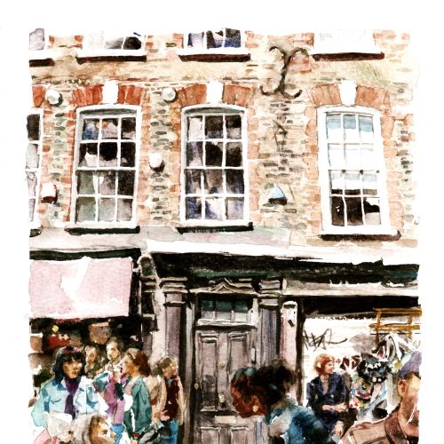 Spitalfields illustration by Philip Bannister