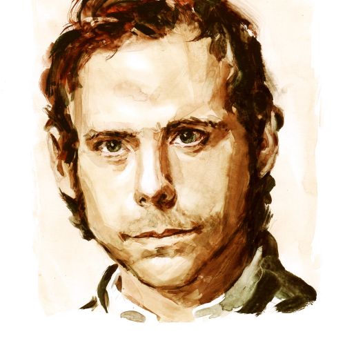 Portrait of Bryce Dessner illustration by Philip Bannister