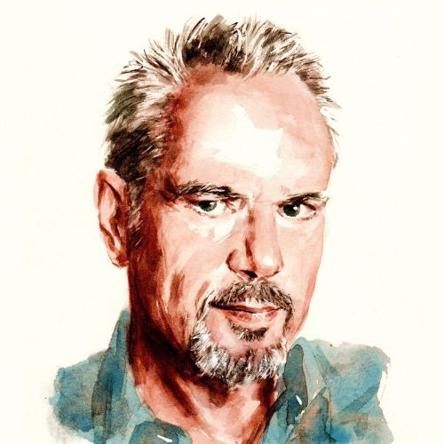 Portrait illustration of Nik Kershaw