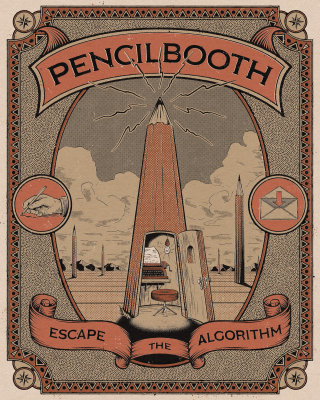 Promotional artwork for the Pencilbooth newsletter