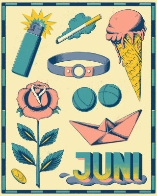 Poster design of Juni