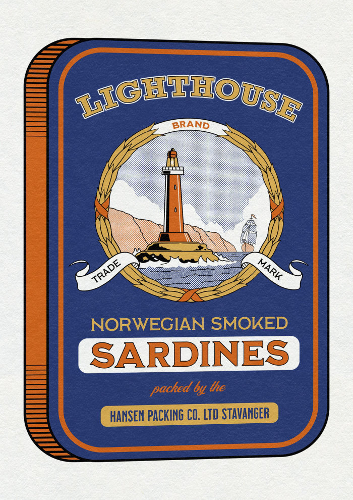 Lighthouse's sardine can design