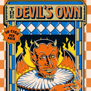 Arte del cartel de Los cigarrillos del diablo