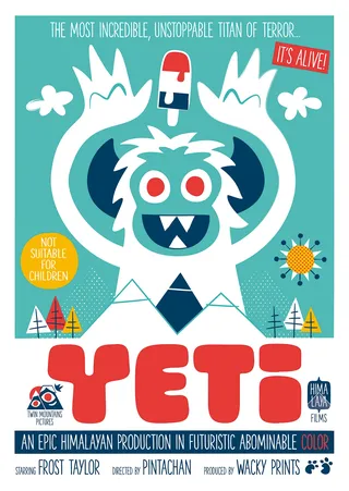 Yeti Book cover for children