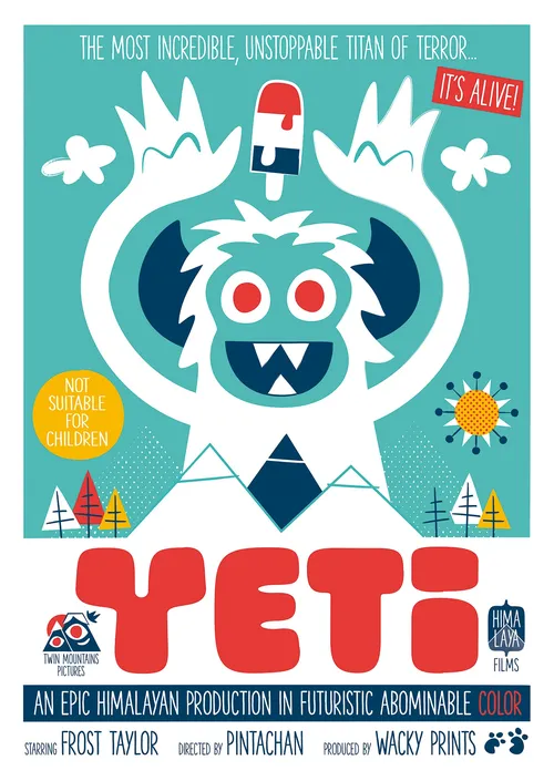 Yeti Book cover for children