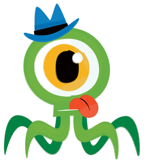 Monster character illustration