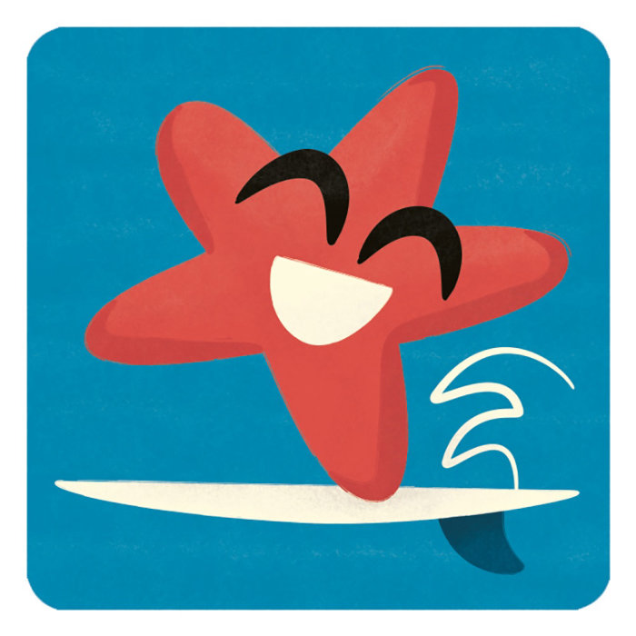 Smiling Starfish illustration