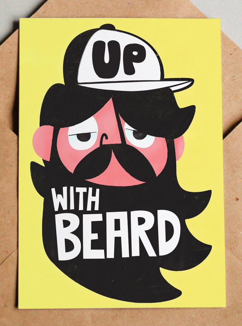Long beard cartoon character design by Pintachan