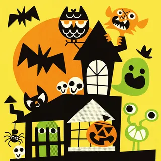 Halloween cartoon character illustration