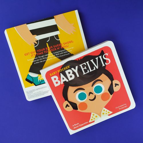 Baby Elvis book cover design 