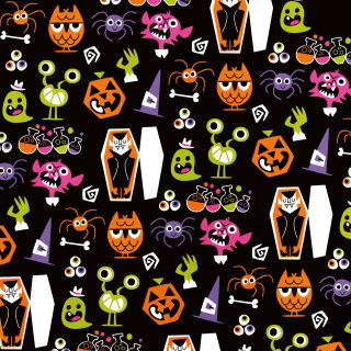 Personaje de Halloween de puré de monstruos