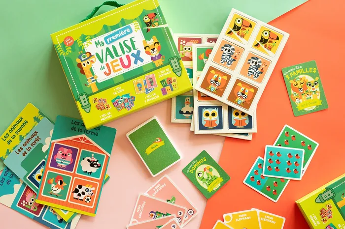 Valise de Jeux, Children's activity book illustration