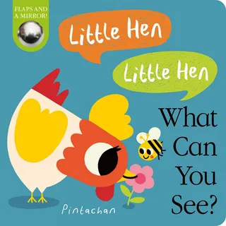 Little Hen, Little Hen, What Can You See? book cover illustration 