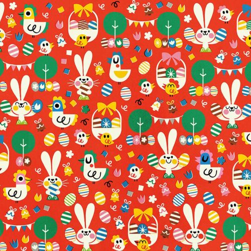 Easter Eggs gift wrapping paper