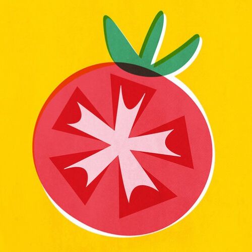 Fresh Tomato cartoon design