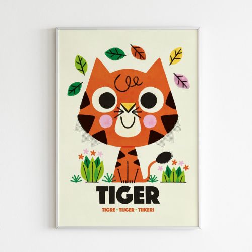 Cutest Tiger vector artwork