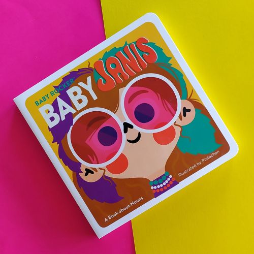 Baby book titled Baby Janis with colorful illustration on cover
