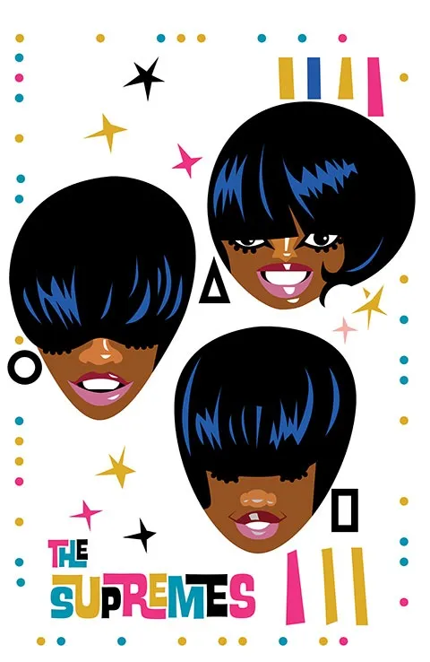 The Supremes character design 