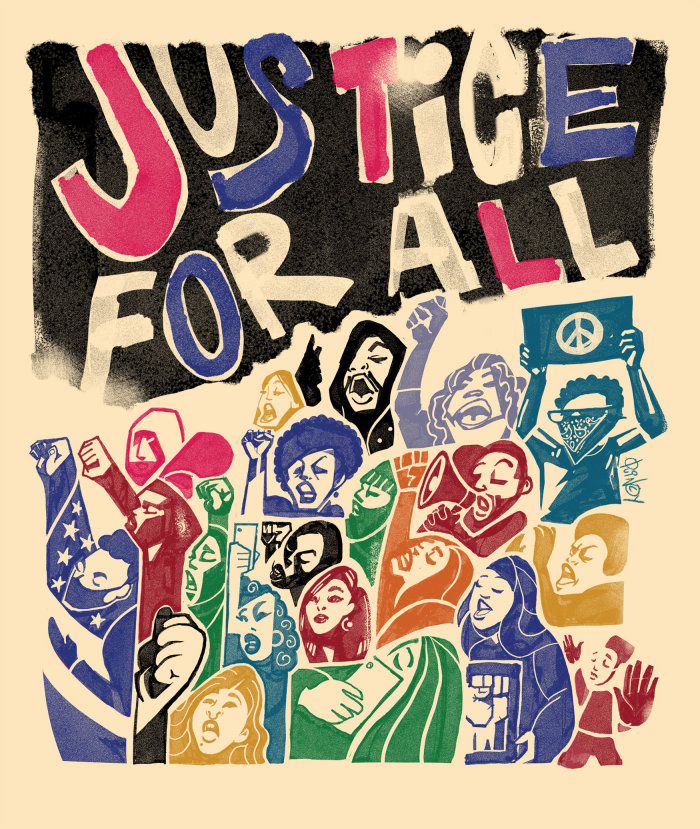 Lettering Justice for all
